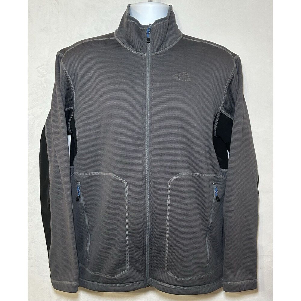The North Face Men's Medium‎ Full Zip Millerton Gray/ Black Jacket